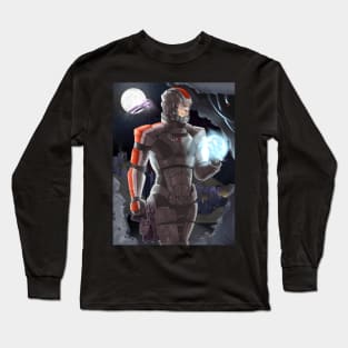 Commander Shepard in the City Long Sleeve T-Shirt